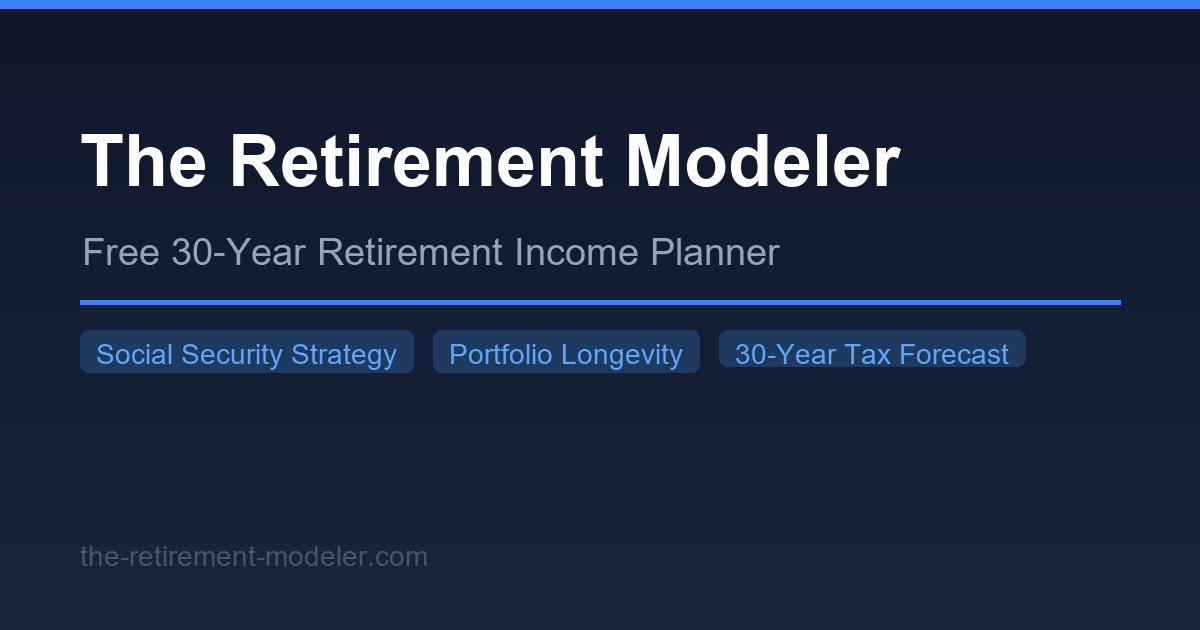 The Retirement Modeler preview